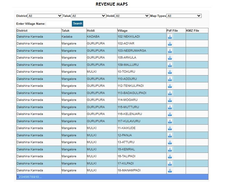 Mojini - Application status, Login, Sketch 5 How to view the village map