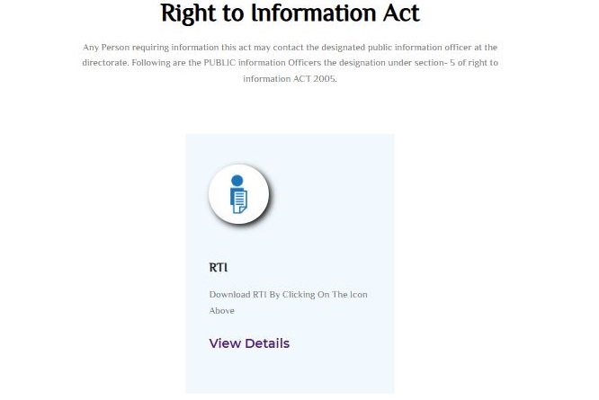 How to View RTI Details on the Mojini?