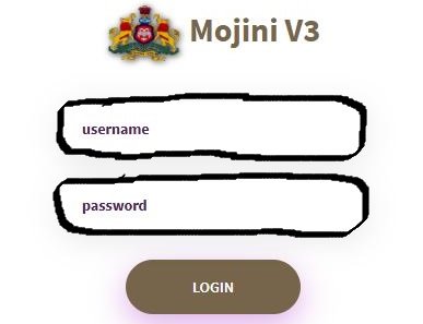 Mojini v3 Login